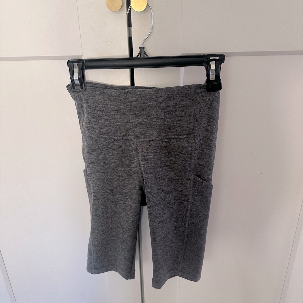 Athleta Charcoal Bike Shorts